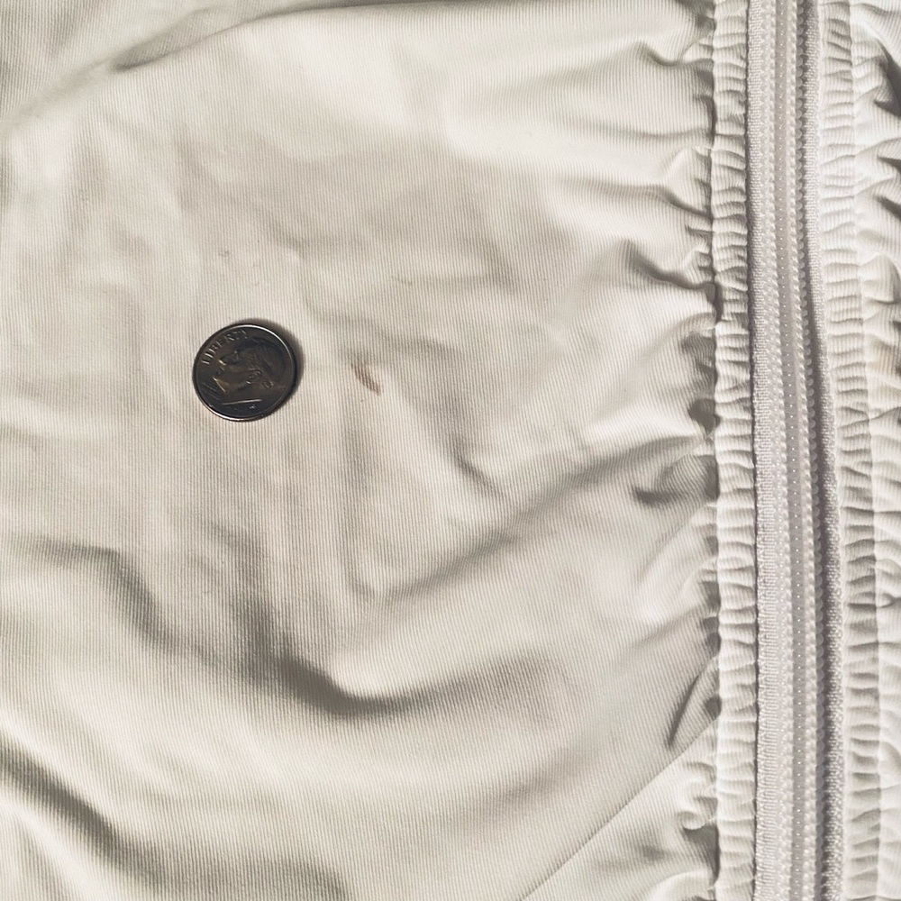 Calia Pure White Hooded Long Sleeved Rashguard Top - Picture 10 of 13